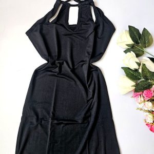 لباس مشکی گردنی اشکی